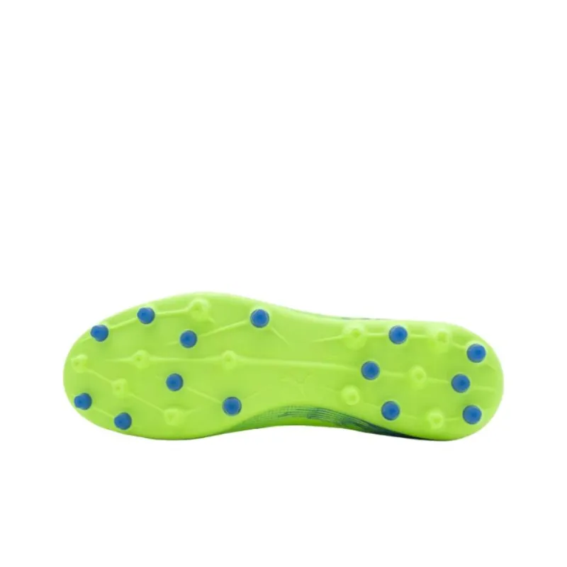 PUMA Ultra 5 Pro MG Rubber Short Studs Anti Slip Wear Resistant Soccer Shoes Men's Green-4