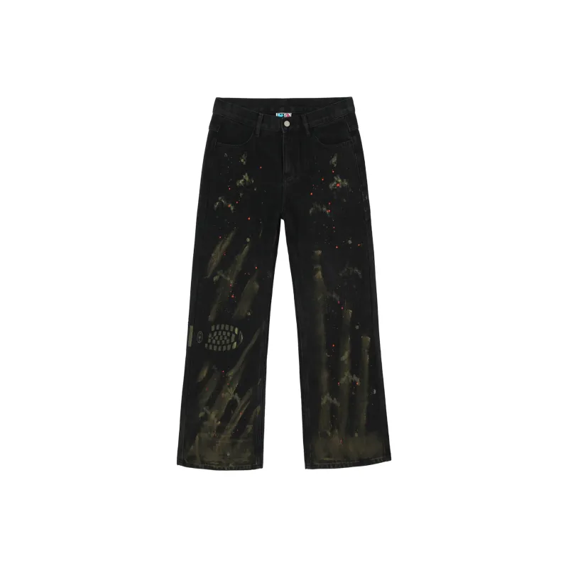 YADcrew Jeans Unisex Black-0