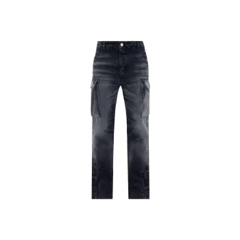 AMIRI Logo Patch Cargo Jeans