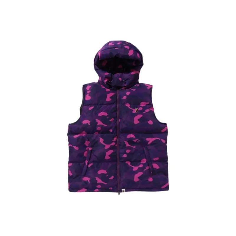 A BATHING APE Color Camo Down Vest-4