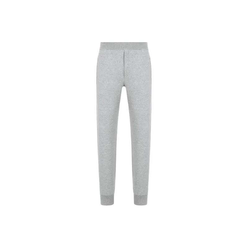 DIOR Knitted Sweatpants Men Gray-0