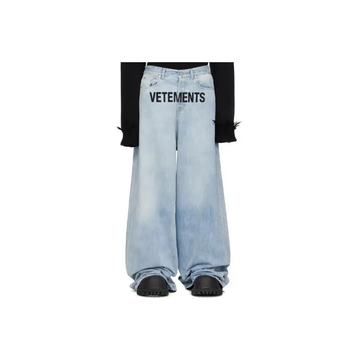 Vetements Jeans Men Blue-0