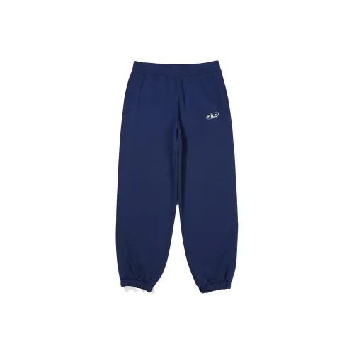 FILA Knitted Sweatpants Unisex Blue