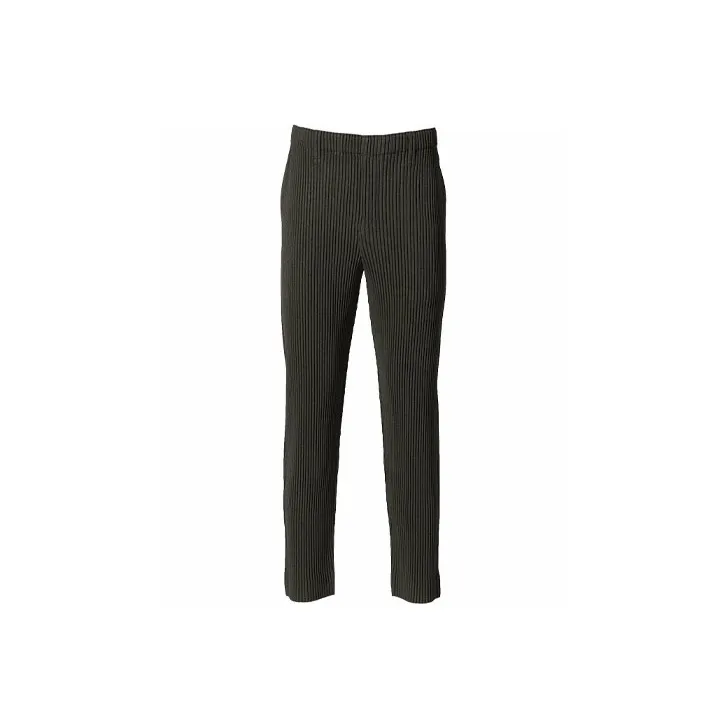 Homme Plissé Issey Miyake Casual Pants Men Green-0