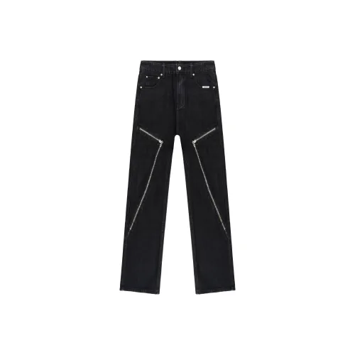 XINYINSU Jeans Unisex Black