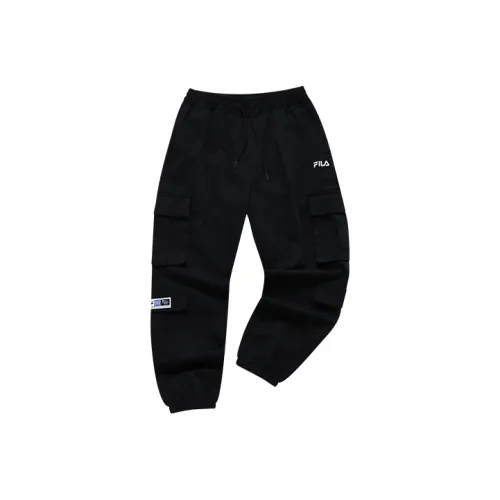FILA FUSION Casual Pants Men Pitch Black