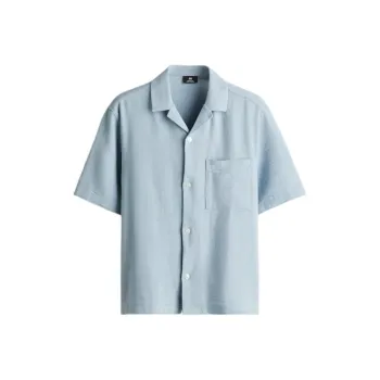 H&M Shirts Men Light Blue
