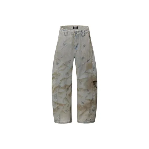 PANDA ADEVIL Jeans Unisex Brown