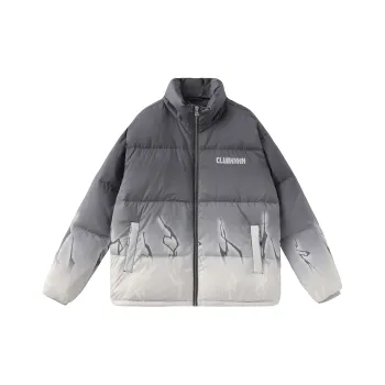 Clubxxhh Down Jacket Unisex Silver