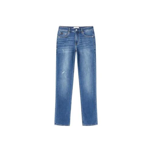 CALVIN mono Jeans Men's Dark Blue