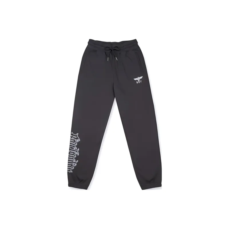 Boy London Knitted Sweatpants Unisex Gray-0