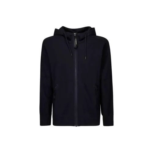 C.P.Compscarf-trim puffer jacket