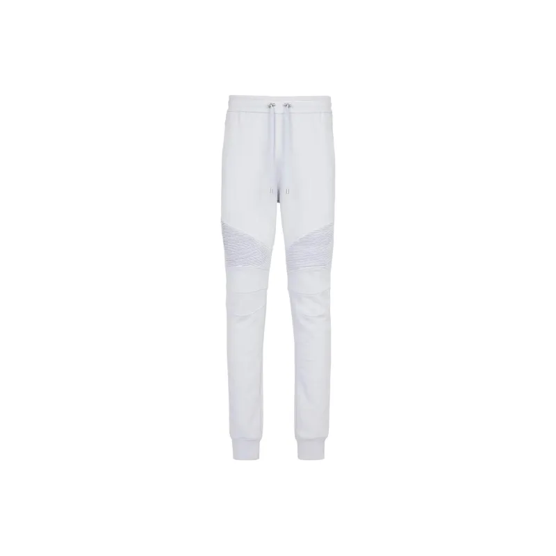 BALMAIN Knitted Sweatpants Men White-0