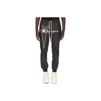 Champion X RICK OWENS Knitted Sweatpants Men Dark Gray
