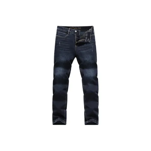SEPTWOLVES Jeans Men's Navy Blue