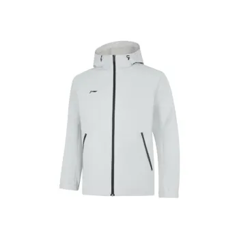 LiNing Trench Coat Men Drip Gray