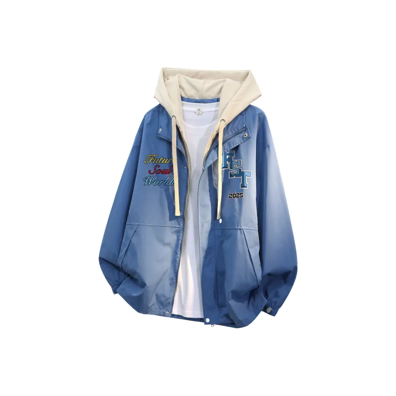 FASTFISH Jackets Coats Unisex Black Gray-7