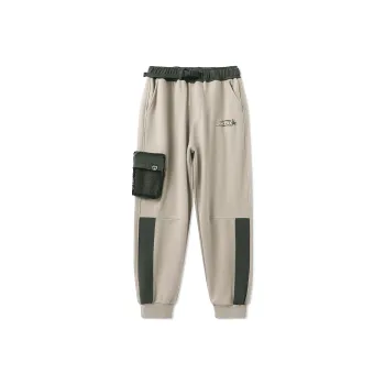 LAMLICKA Knitted Sweatpants Unisex Khaki