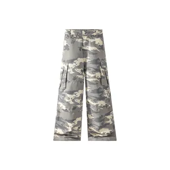 Menglaini Jeans Unisex Camouflage
