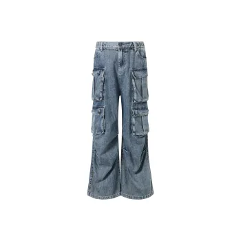 KREATE DENIM Washing Process Series Jeans Unisex Blue