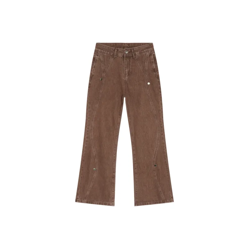 Voguo Relay Bootcut Jeans Unisex Black-7