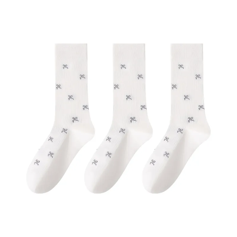 MIIOW Mid Calf Socks Women's 3 Pack-20