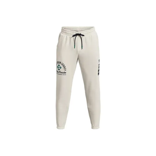 Under Armour Knitted Sweatpants Men's Ivory White