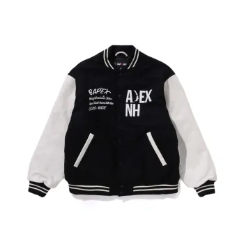 Neighborhood X A BATHING APE NEIGHBORHOOD Co brand Jackets Unisex White