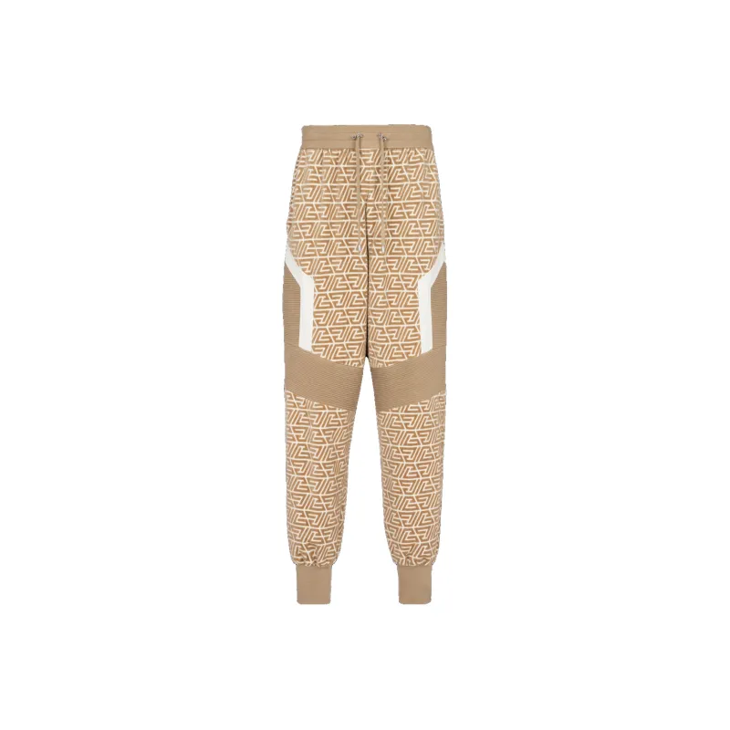 BALMAIN Monogram Panelled Joggers-0