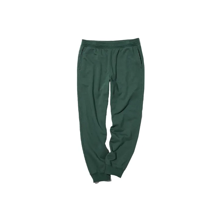 UNIQLO Knitted Sweatpants Unisex Dark Green-0
