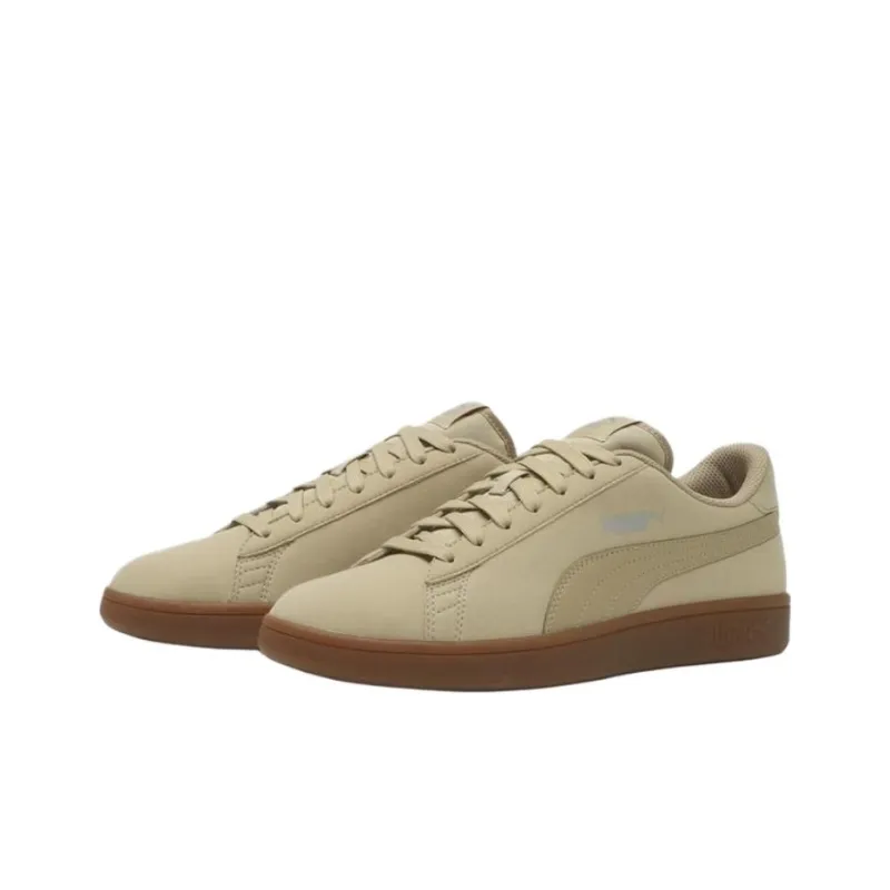 PUMA Smash V2 Anti Slip Wear Resistant Low Top Skateboard Shoes Unisex Brown-1