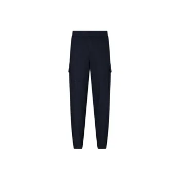 ARMANI EXCHANGEAE FW22 Knitted Sweatpants Men's Navy Blue