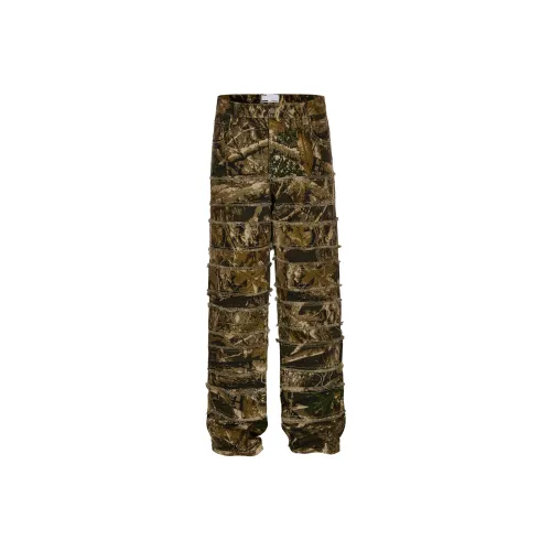 R69 Jeans Unisex Green Camouflage