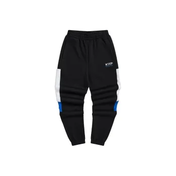 XTEP Vitality Series Knitted Sports Pants Men's ẾC Jet Black/Pearl White