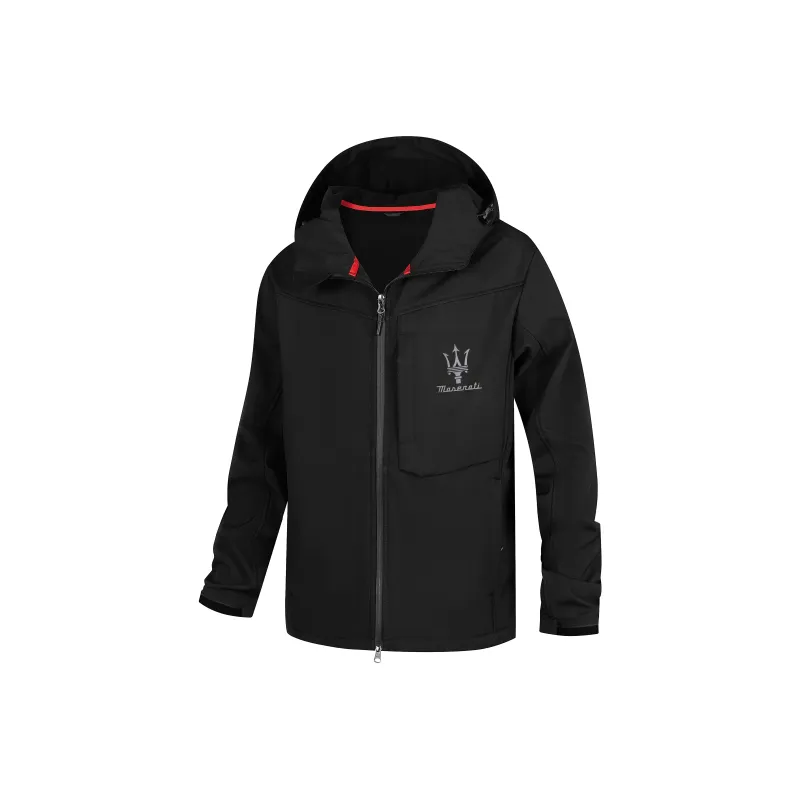Maserati Trench Coat Unisex Black-0