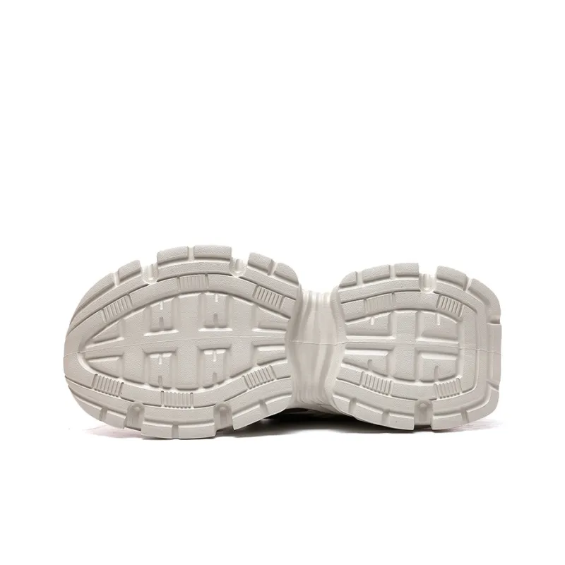 ZOIBBOE Cushioning, Slip Resistant, Abrasion Resistant, Breathable Coverage Low Top Chunky Sneakers Unisex-9