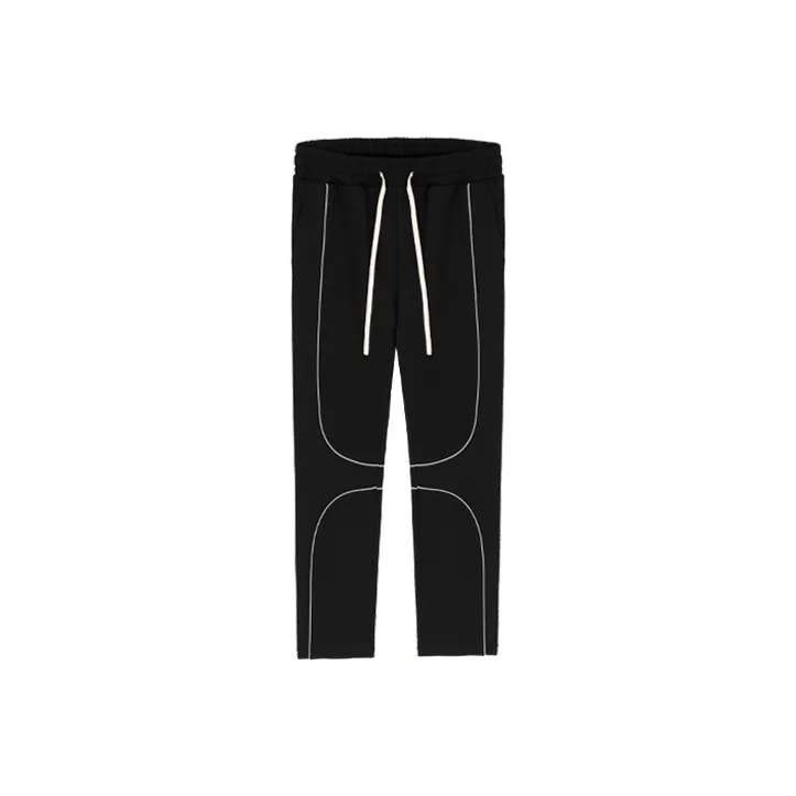 CLIMAX VISION Knitted Sweatpants Unisex Black-0