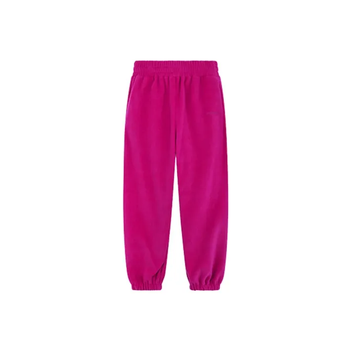WE11DONE Knitted Sweatpants Unisex Dark Pink-0