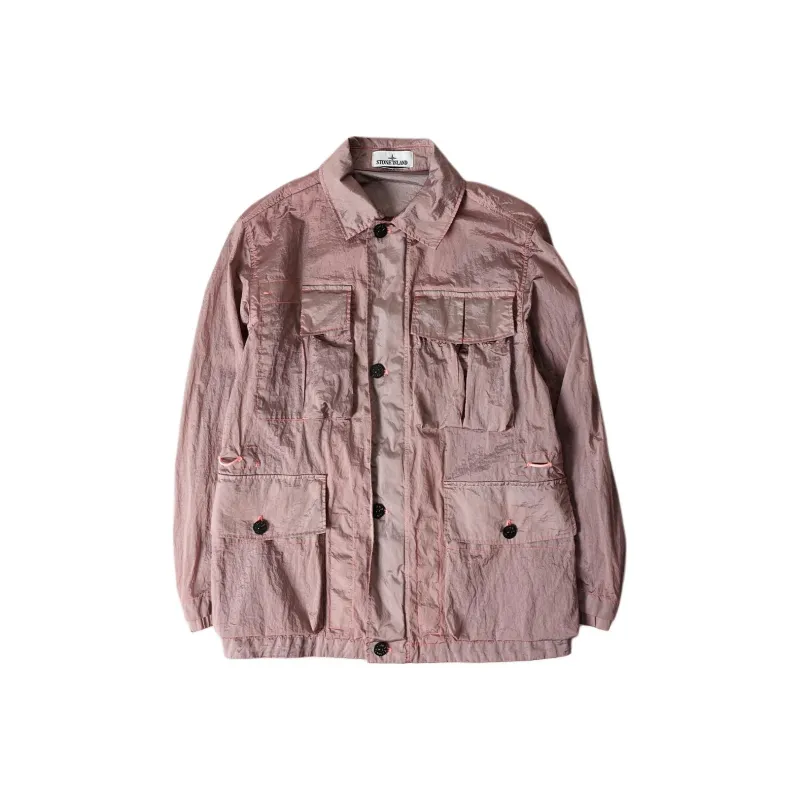 STONE ISLAND Jackets Coats Men's Pink-0