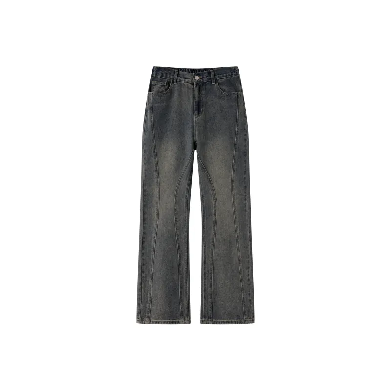 PAINT STAIN Jeans Unisex Yellow Mud-14