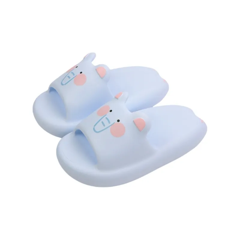 Thin Strips Slippers Women's, Blue-0