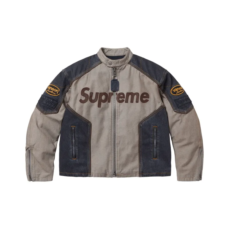 Supreme Vanson Leathers Cordura Cotton Jacket-0