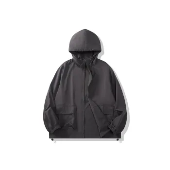 DKPD Spring And Autumn Jackets Coats Unisex Dark Gray