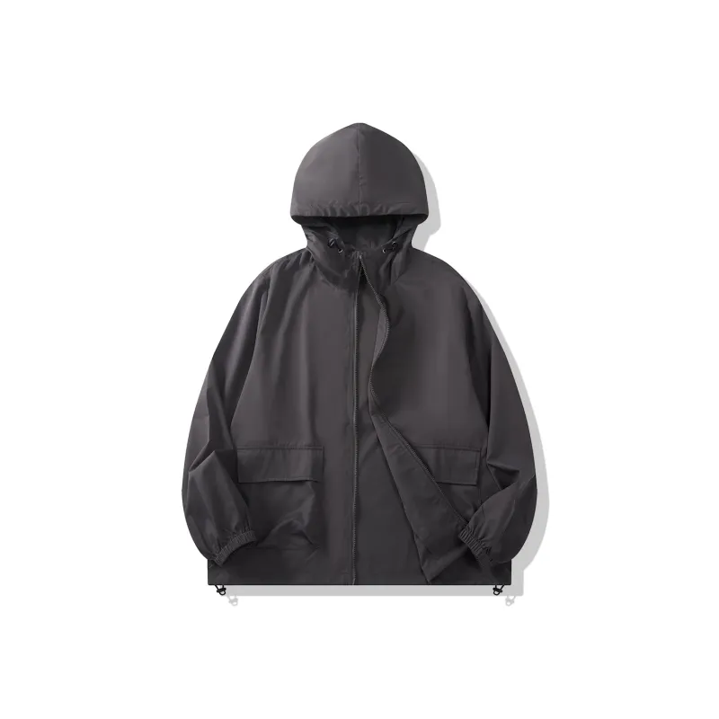 DKPD Spring And Autumn Jackets Coats Unisex Dark Gray-0