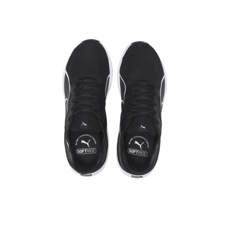 PUMA Softride Flexlace Anti Slip Wear Resistant Low Top Casual Running Shoes Unisex Black-2