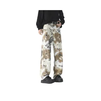 TOUHAOQINGNIAN Jeans Unisex Desert Camouflage