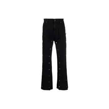 Y/Project Snap off Mid rise Bootcut Jeans