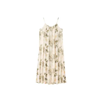 FENTENGCARE Nightgown Women's Apricot