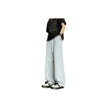 Children Of Huaxia Jeans Unisex Light Blue