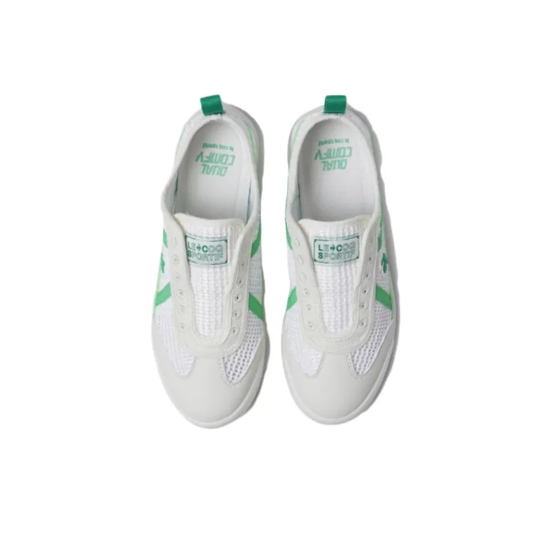 Le Coq Sportif French Rooster Abrasion Resistant Breathable Slip Resistant Low Top Casual Shoes Unisex White-3